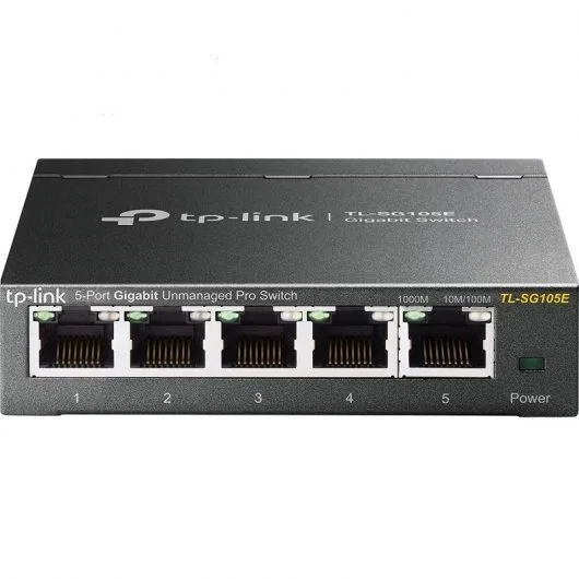 TP-Link TL-SG105E Easy Smart Switch 5 Puertos Gigabit TP-Link TL-SG105E Easy Smart Switch 5 Puertos Gigabit